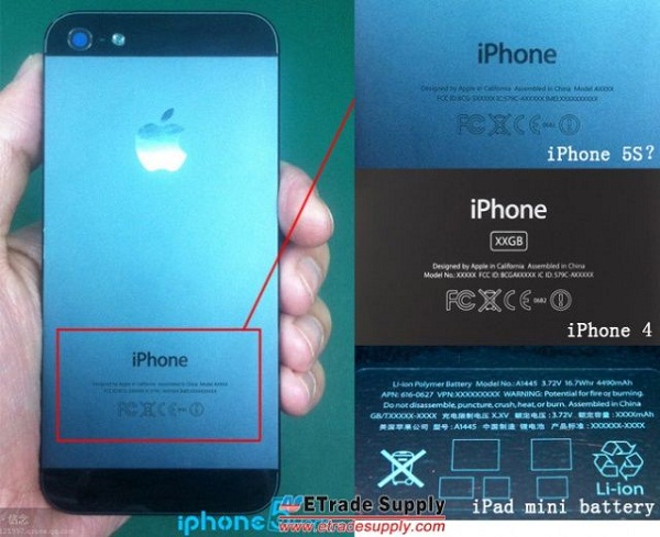 New rumors about an iPhone 5S as well as a 5-inch iPhone 6 expected this year 1 iPhone-5S-rear-housing-1