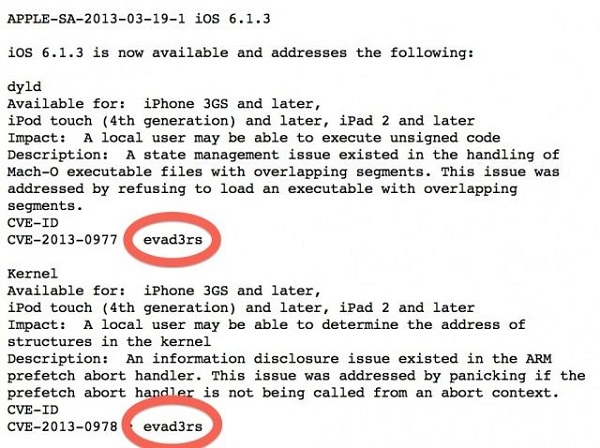 H Apple ευχαριστεί τους Evad3rs για την αποκάλυψη 4 εκ των 6 exploit στο iOS 1 apple-evad3rs-credits