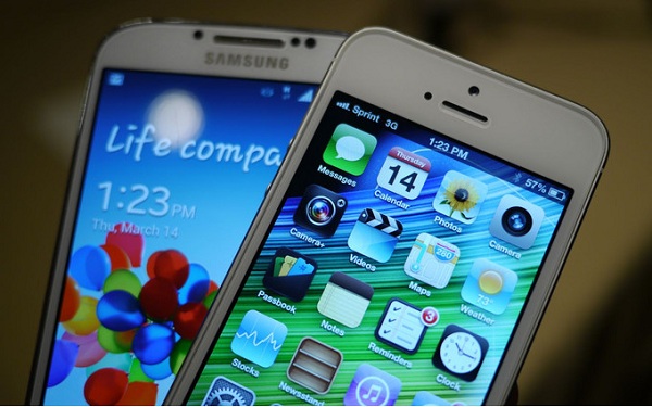 Galaxy S4 vs iPhone 5