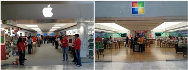 Οι Apple συσκευές θα ξεπεράσουν σε πωλήσεις τις Windows συσκευές για πρώτη φορά το 2013 1 apple-microsoft
