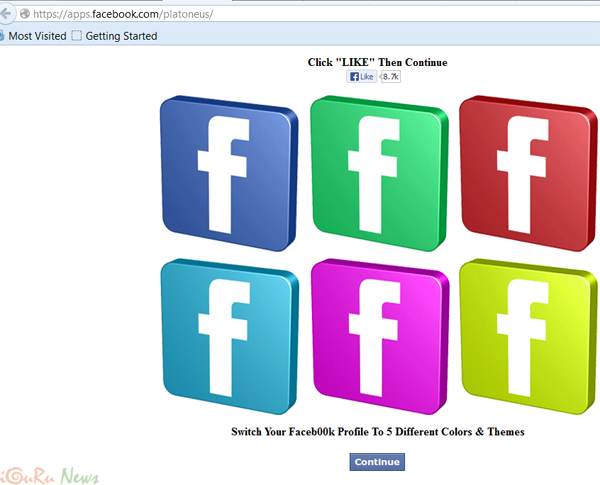 Facebook Scam Change color on Facebook 1 switch_your_faceb00k_profile_5_different_colors