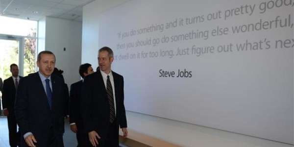 erdogan apple visit