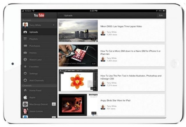 youtube ipad mini