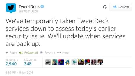 Οι χρήστες του Tweetdeck έχουν πληγεί από διαδικτυακή επίθεση 2 tweet