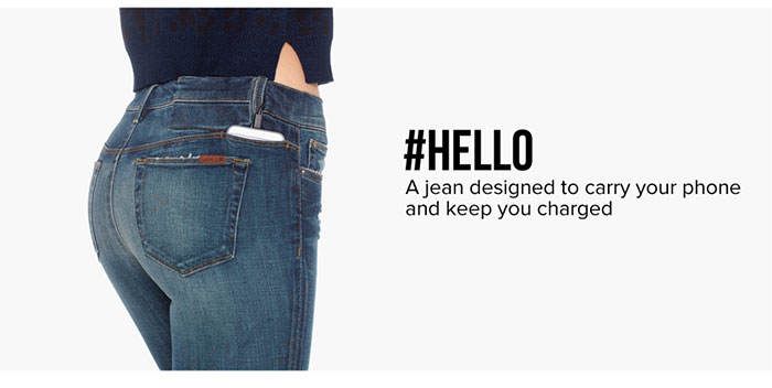 Joe’s Jeans have a hidden battery for your Smartphone 1 Smartphones