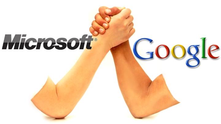 Λήξη πολέμου για τις Google και Microsoft Λήξη πολέμου για τις Google και Microsoft microsoft