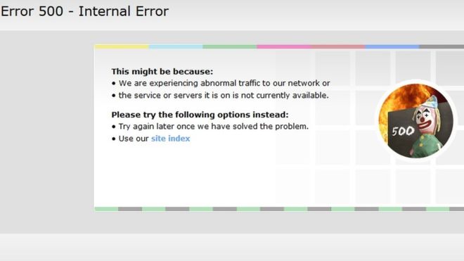 Επίθεση Web βγάζει τις ιστοσελίδες του BBC εκτός σύνδεσης 1 _87434416_error-Web-attack