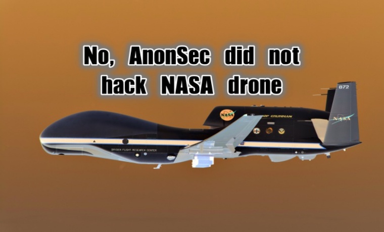 Η NASA αρνείται ότι υπέστη hacking από τους AnonSec! 1 nasa-denies-anonsecs-claim-of-hacking-global-hawk-drone-2