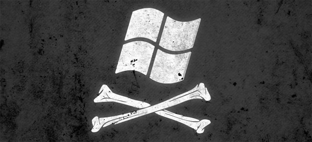 Η πειρατεία βοηθά τα Windows να κερδίζουν στην αγορά την Linux 1 windowspiratedflag-πειρατεία