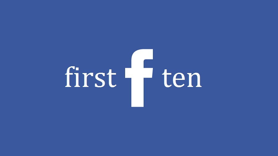 Ποια είναι η πρώτη 10άδα του Facebook? [part 1]