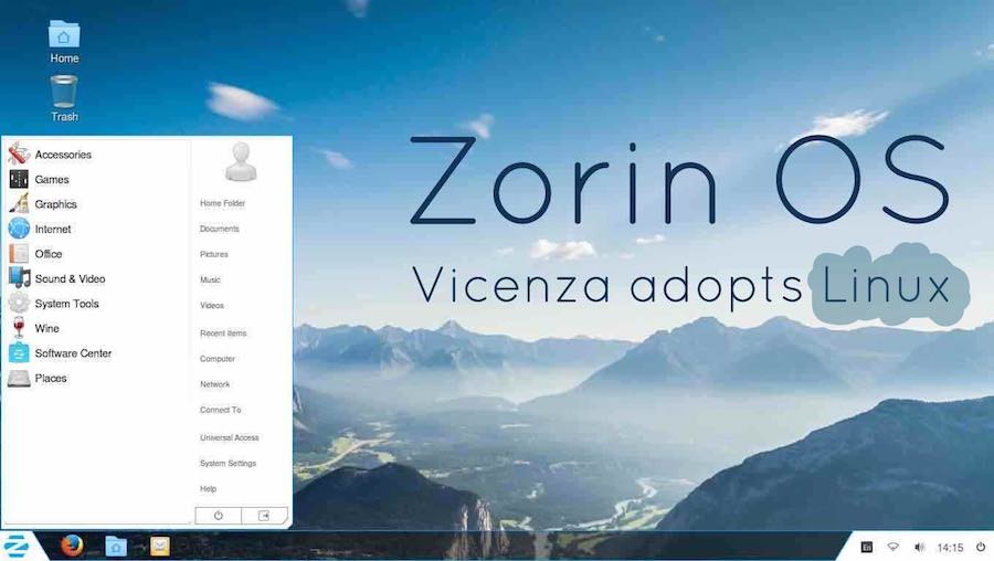 Η Ιταλική πόλη Vicenza υιοθετεί το Zorin OS Linux & λέει αντίο στα Windows