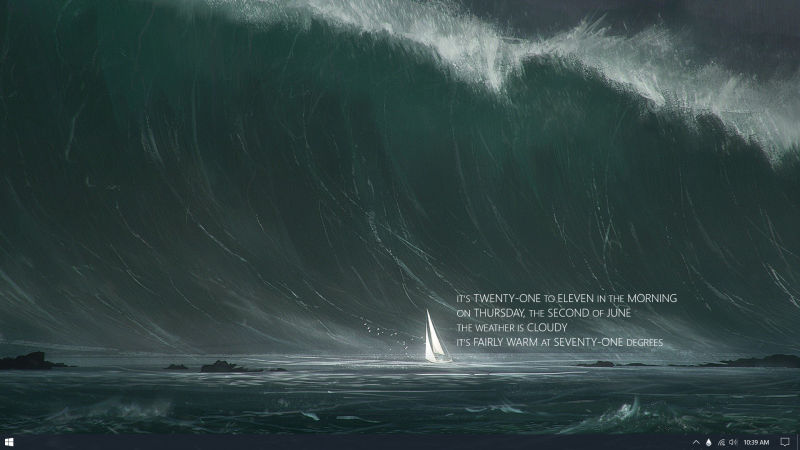 Create a unique desktop with Rainmeter 1 desktop