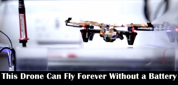 Ερευνητής παρουσιάζει τον Drone που θα πετάει συνεχώς χωρίς μπαταρία 1 landscape-1474656574-drones-min-μπαταρία