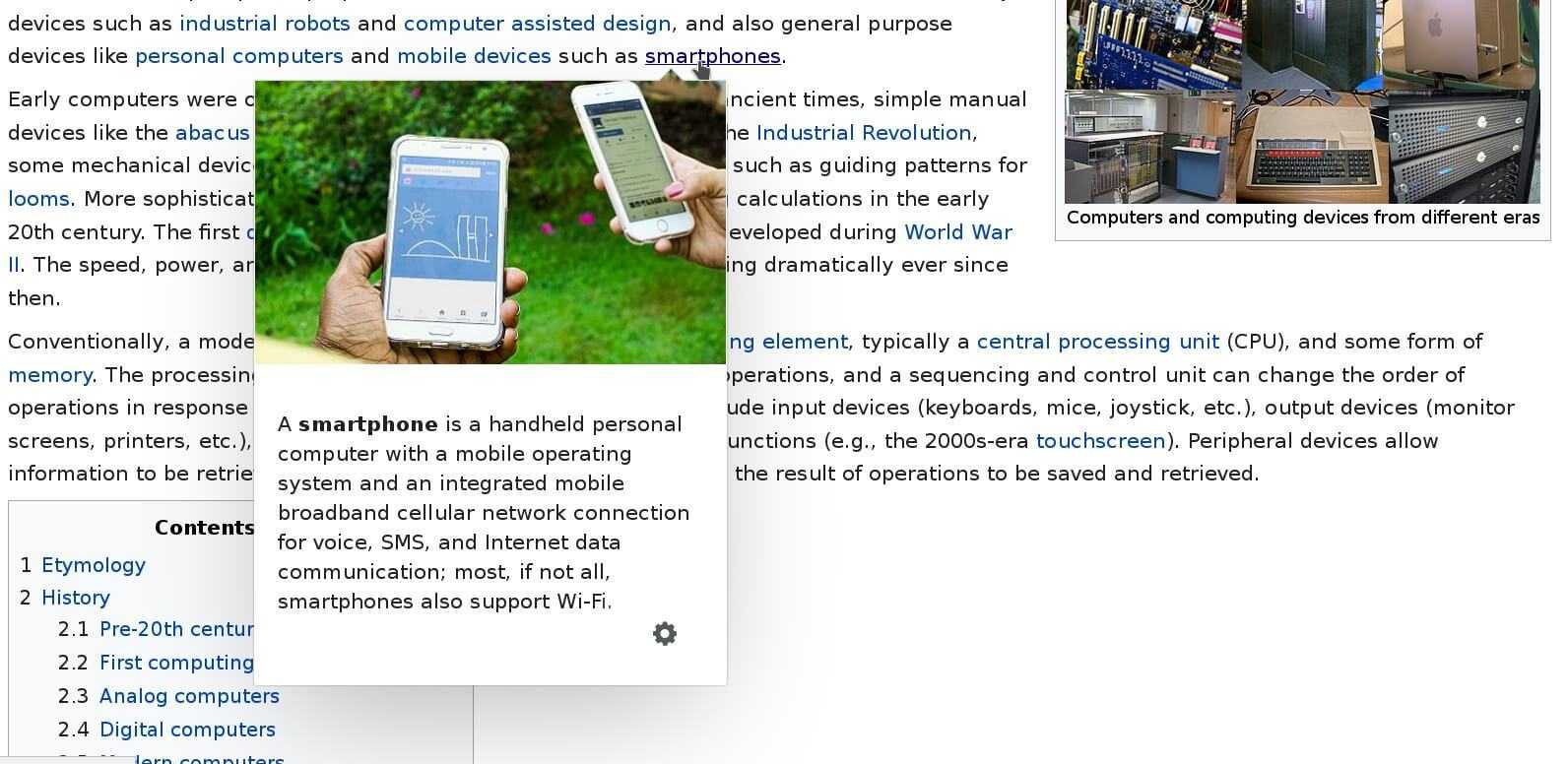 Wikipedia new feature brings page previews 1 Wikipedia