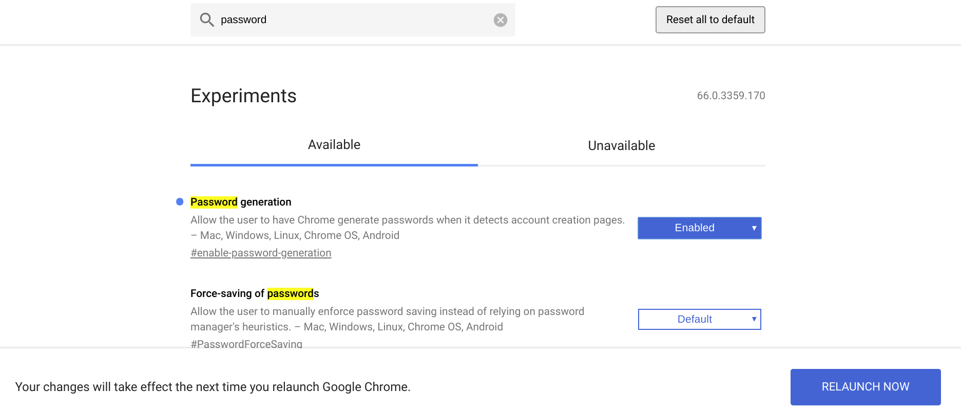 Chrome δημιουργία κωδικών με το ενσωματωμένο Password generation