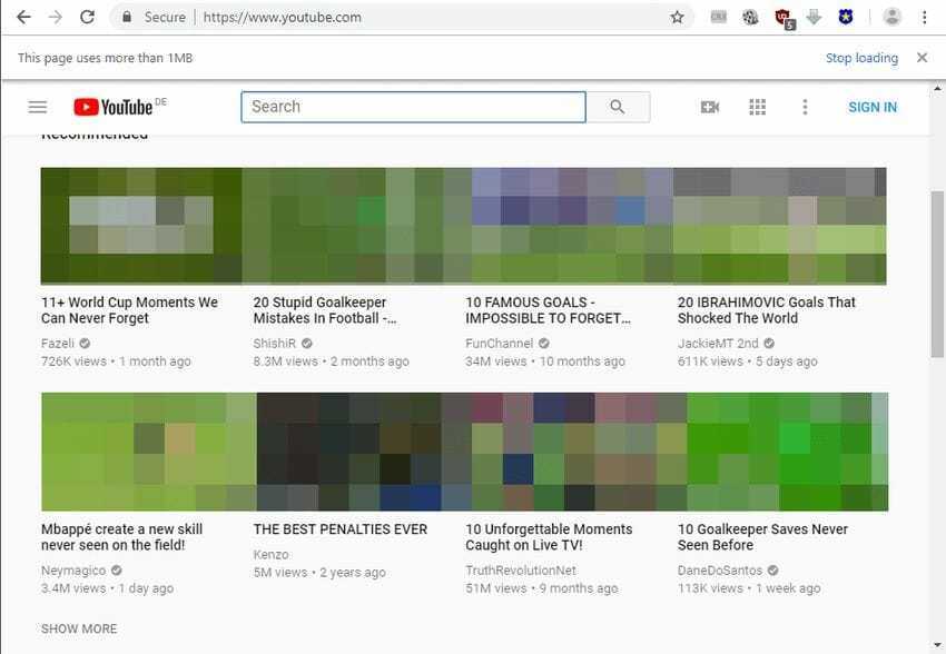 Google is testing a warning feature for heavy pages in Chrome 1 Google is testing a warning feature for heavy pages in Chrome
