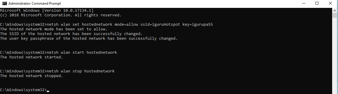 WiFi Hotspot στα Windows με 2 εντολές 2 WiFi Hotspot στα Windows με 2 εντολές