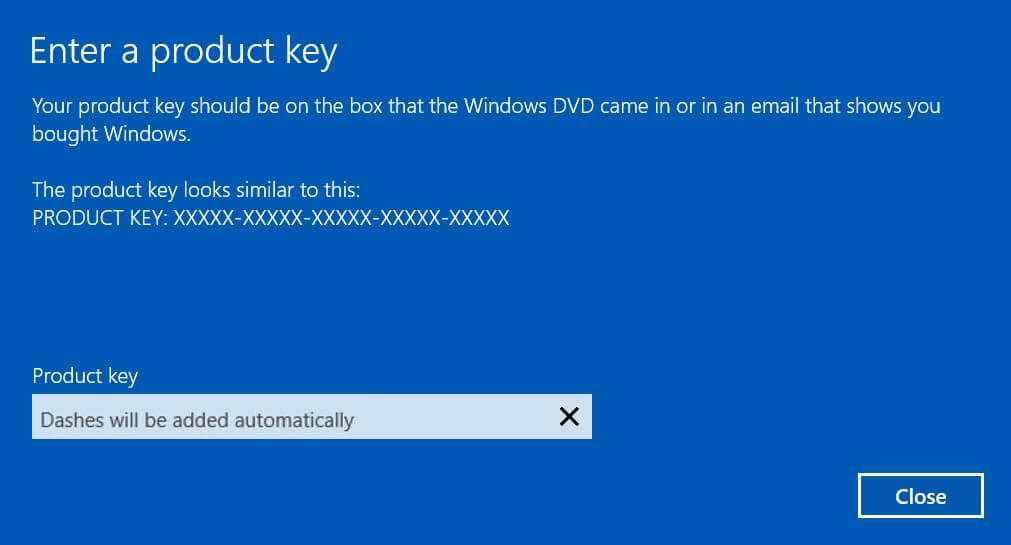 Windows 10: διορθώστε το Setup failed to validate product key