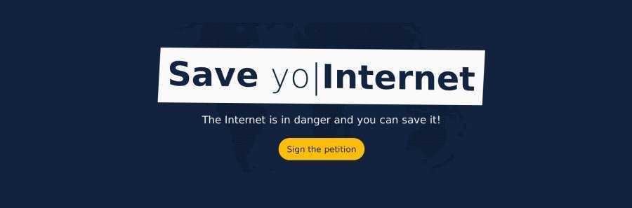 SafeTheInternet 4 million signatures against Article 13 2 SafeTheInternet 4 million signatures against Article 13