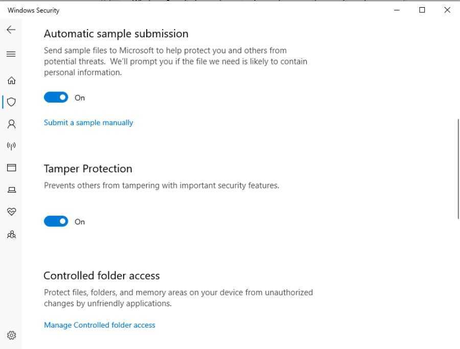 Tamper Protection