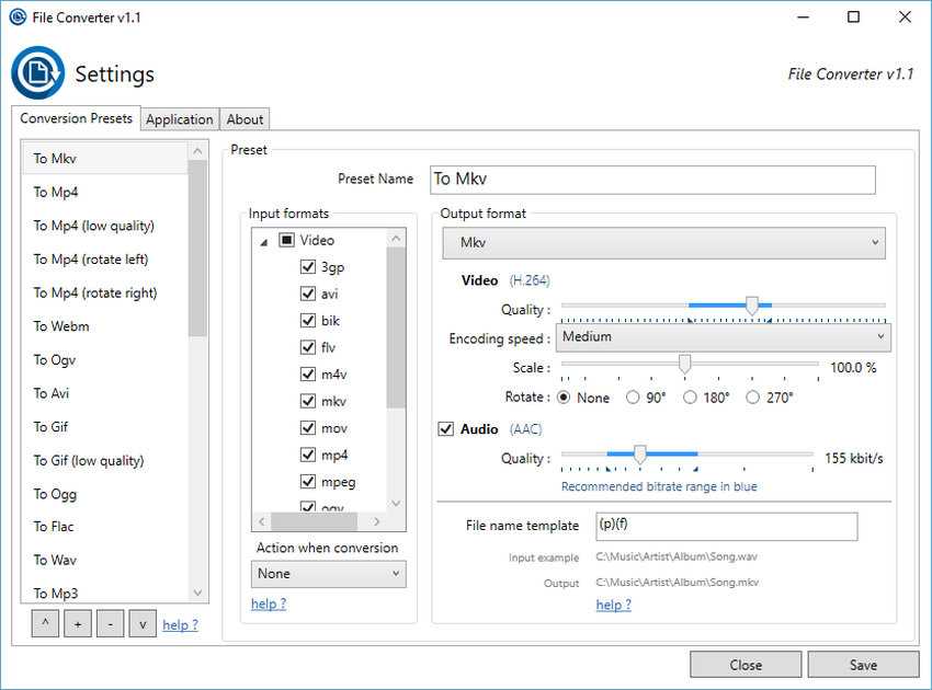 File Converter: Convert files directly from Windows Explorer 1 Converter