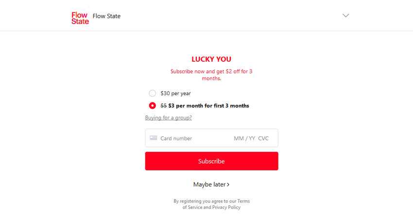 Flow State: Listen to two hours of free music via your email 3 Flow State: Listen to two hours of free music via your email