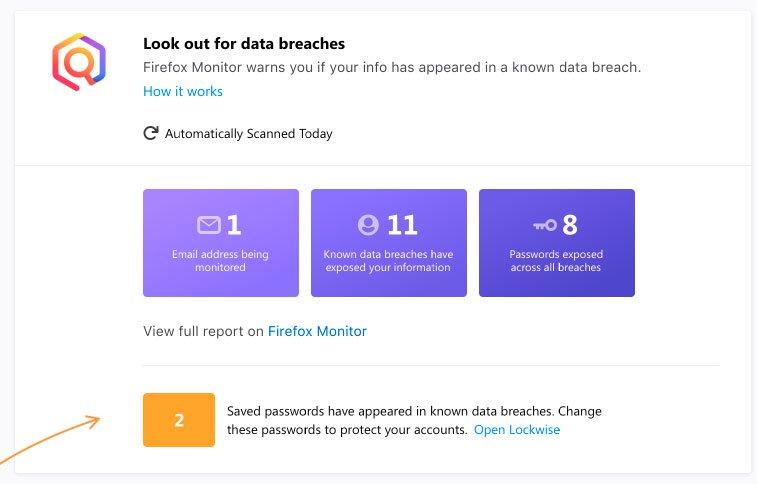 Firefox 70 θα προειδοποιεί αν ο κωδικός σας έχει διαρρεύσει 3 Firefox 70 θα προειδοποιεί αν ο κωδικός σας έχει διαρρεύσει